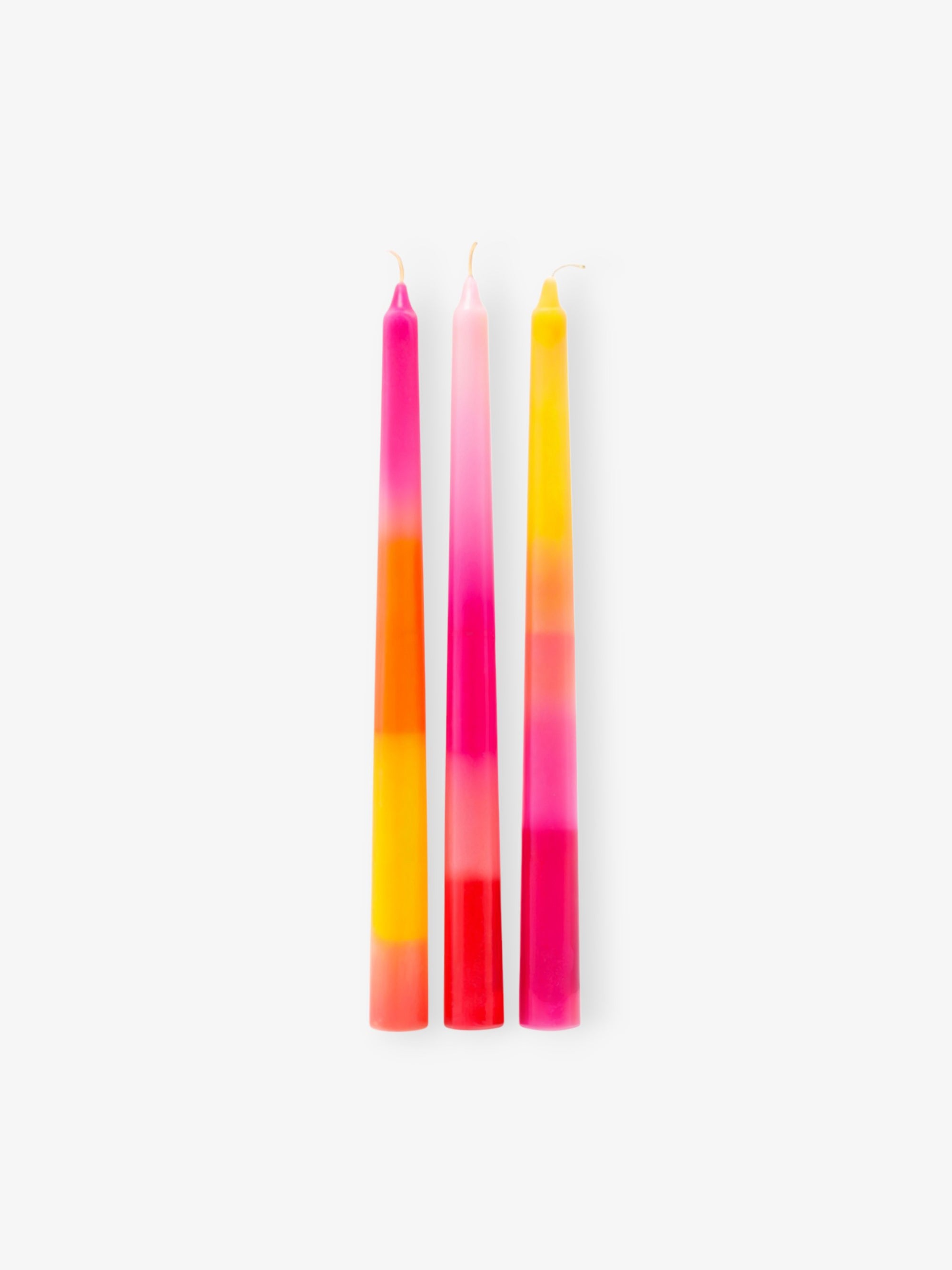 Striped Taper Candle