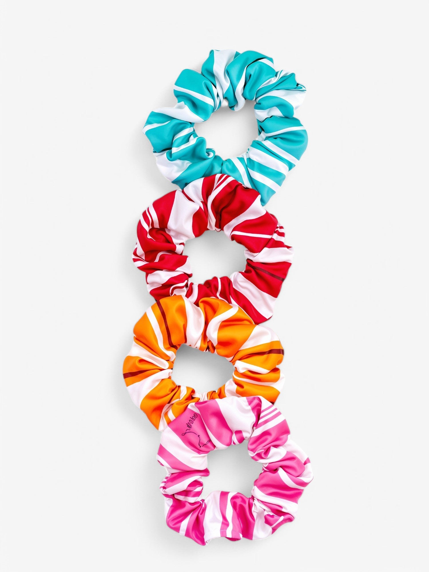 Satin Swirl Scrunchie-5