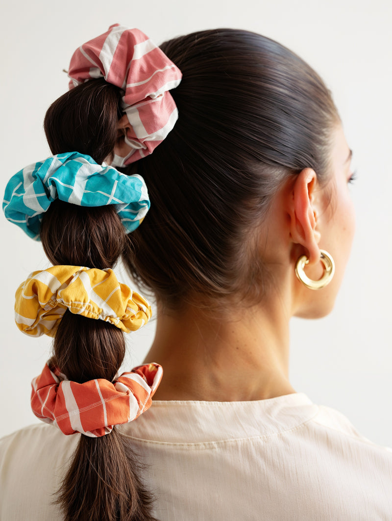 Satin Swirl Scrunchie-zoom-