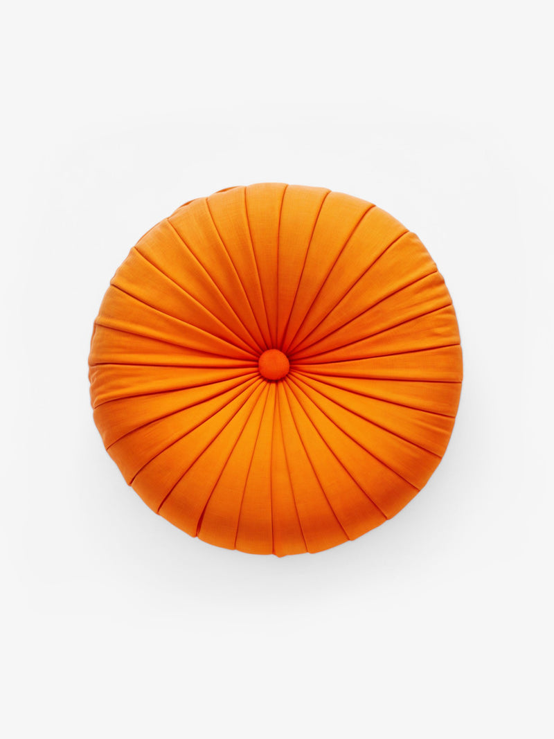 Pleated Round Pillow-zoom-
