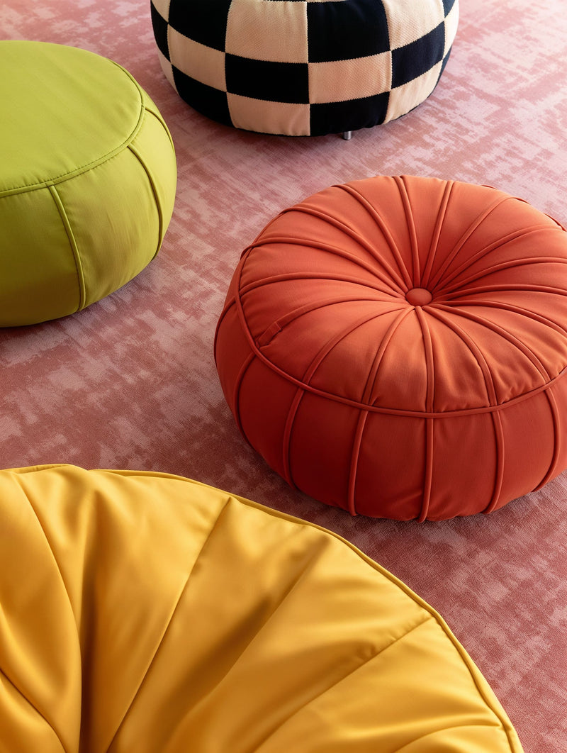 Pleated Round Pillow-zoom-