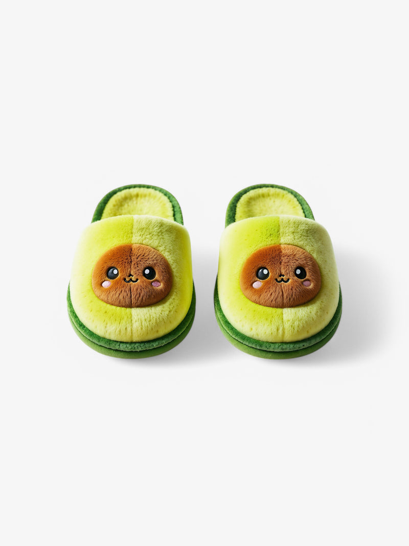 Avocado Face Slippers-zoom-
