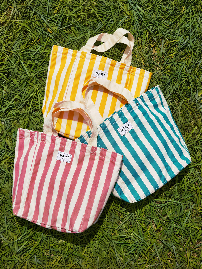 Sac de marché à rayures verticales-zoom-