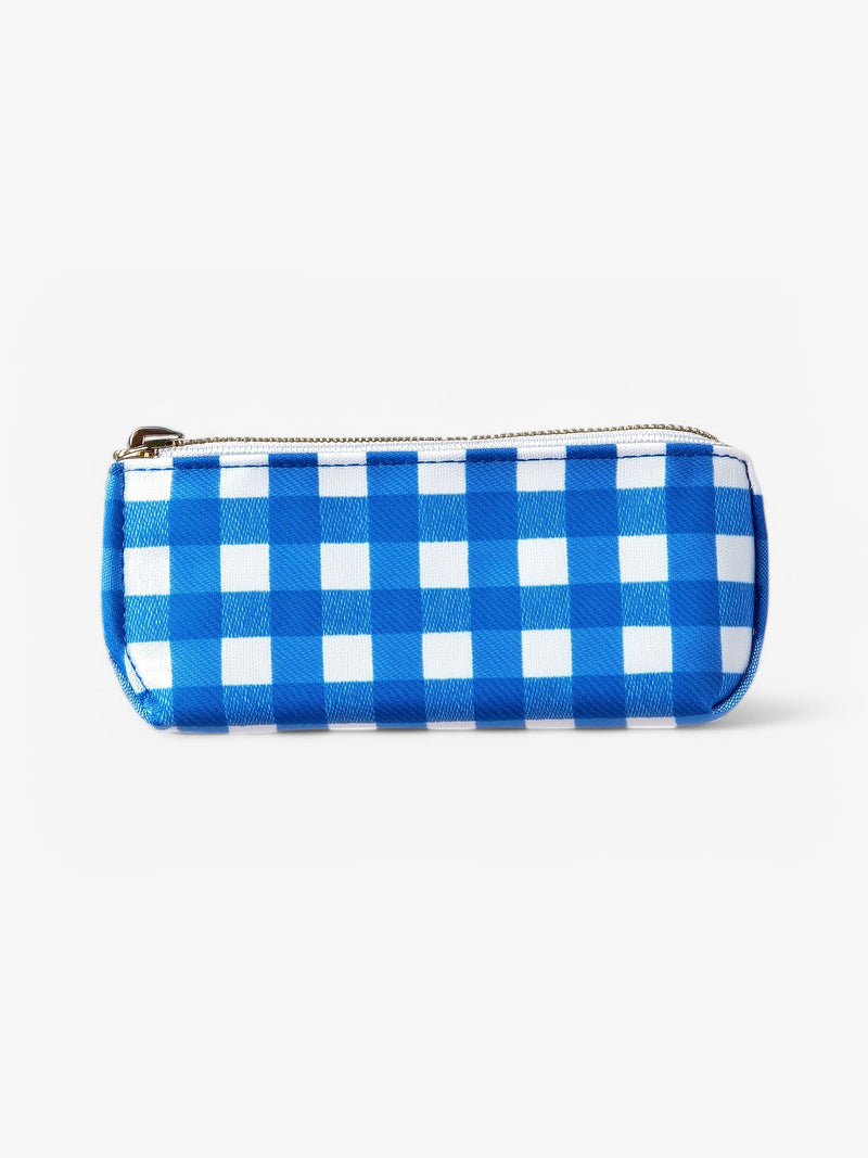 Checkered Pencil Pouch-zoom-
