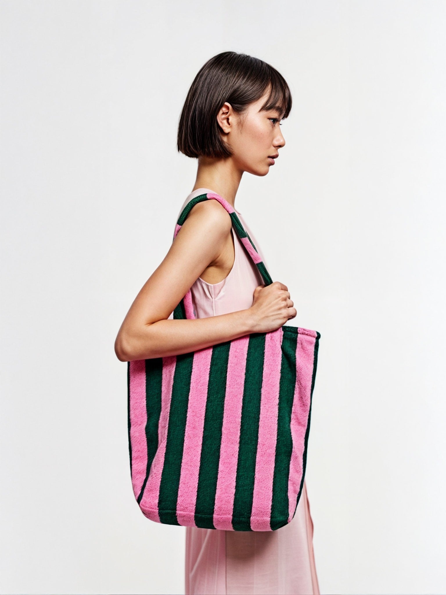Terry Stripe Shopper-zoom-5